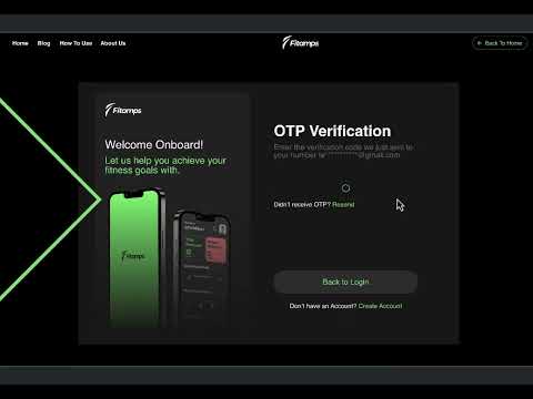 Fitamps Trainer Portal & Account Setup