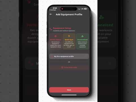 Muscle Coach App Walkthrough